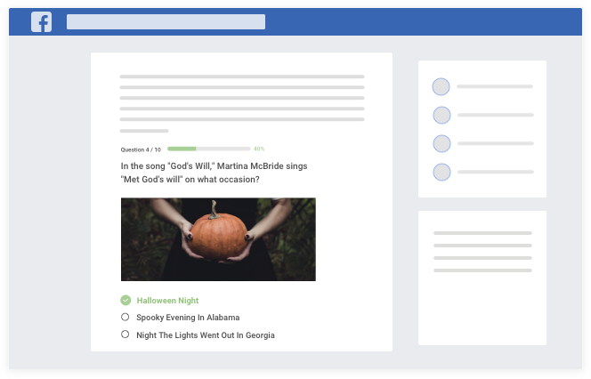 Create easily embeddable lead quizzes